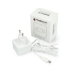 Raspberry Pi 4 official power supply USB-C 5.1V 3A - white