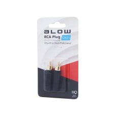 RCA plug Cinch CH21 6mm black - 2pcs