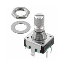 Bourns 24 Pulse Incremental Mechanical Rotary Encoder with a 6 mm Knurl Shaft (Not Indexed) Through Hole