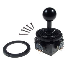 Joystick R201B-M4 10kR 50° 2-axis 1-position panel mount