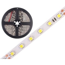 LED strip, cold white 6300K, 8.4W/m, 5050 IP20 24V 1m