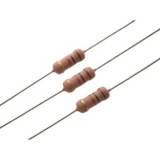 Metal  oxide  resistor  0.47R  5%  2W  0411