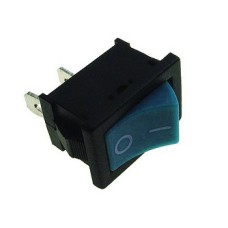 Switch ON-OFF 6A 250VAC blue