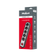 Rebel mains extension 5 sockets with switch 5m - 3x1.5mm