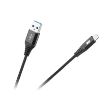 REBEL USB - Lightning kabelis 1m Juodas