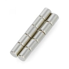 Neodymium magnets Calamit N35/Ni 3x4mm - 10pcs