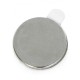 Neodymium magnets Calamit with adhesive layer S N35/Ni 10x1mm - 10 pcs