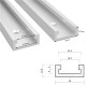 T-track Aluminium Alloy Miter Track 1000mm - silver