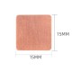 Copper thermal pad for the processor - 15x15x1mm - cooling heatsink