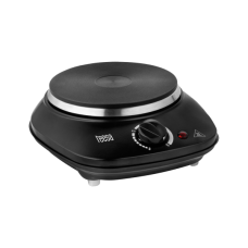 Single portable electric stove 1000W Black